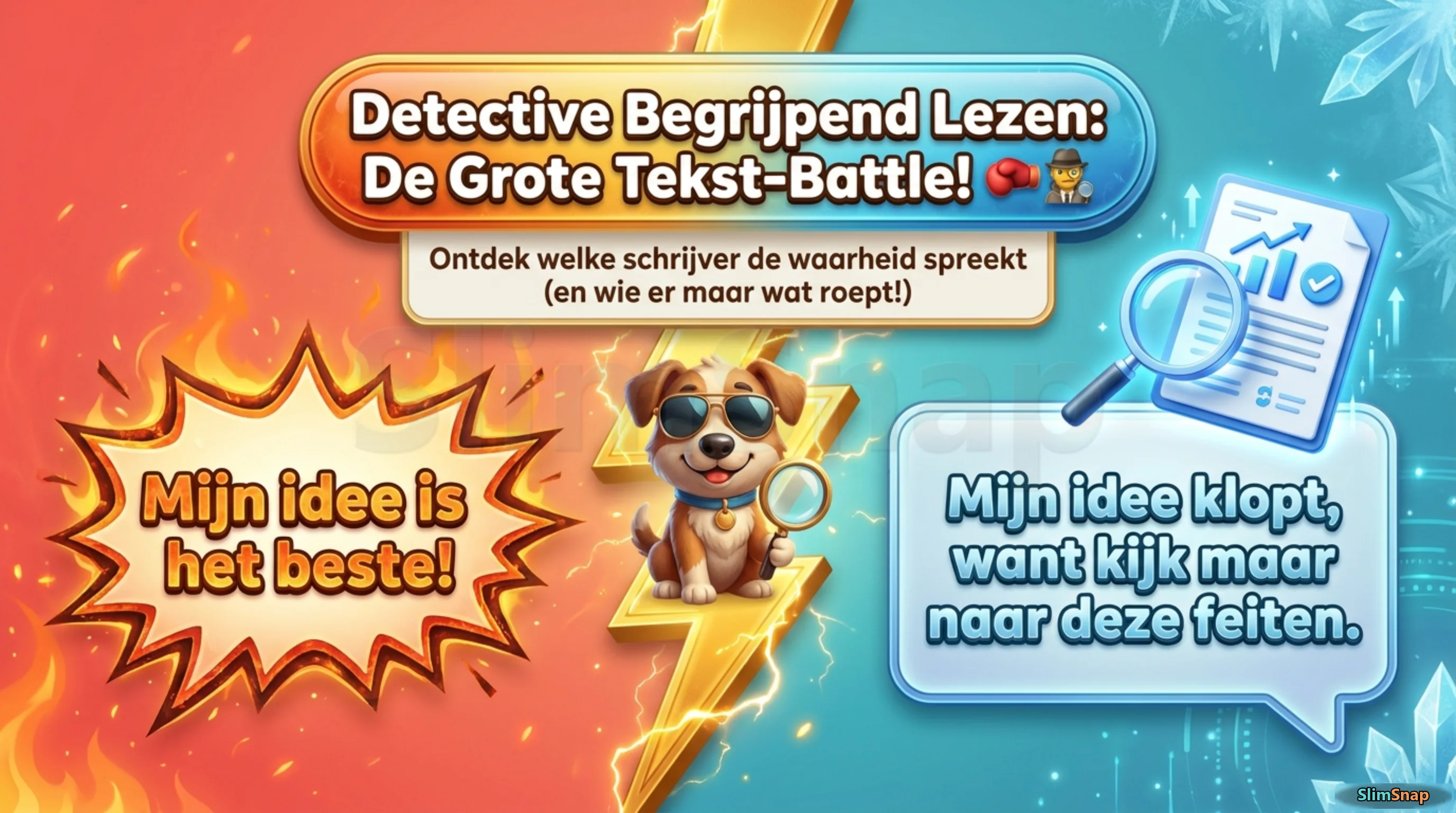Les ‘Detective Begrijpend Lezen’ — feit versus mening